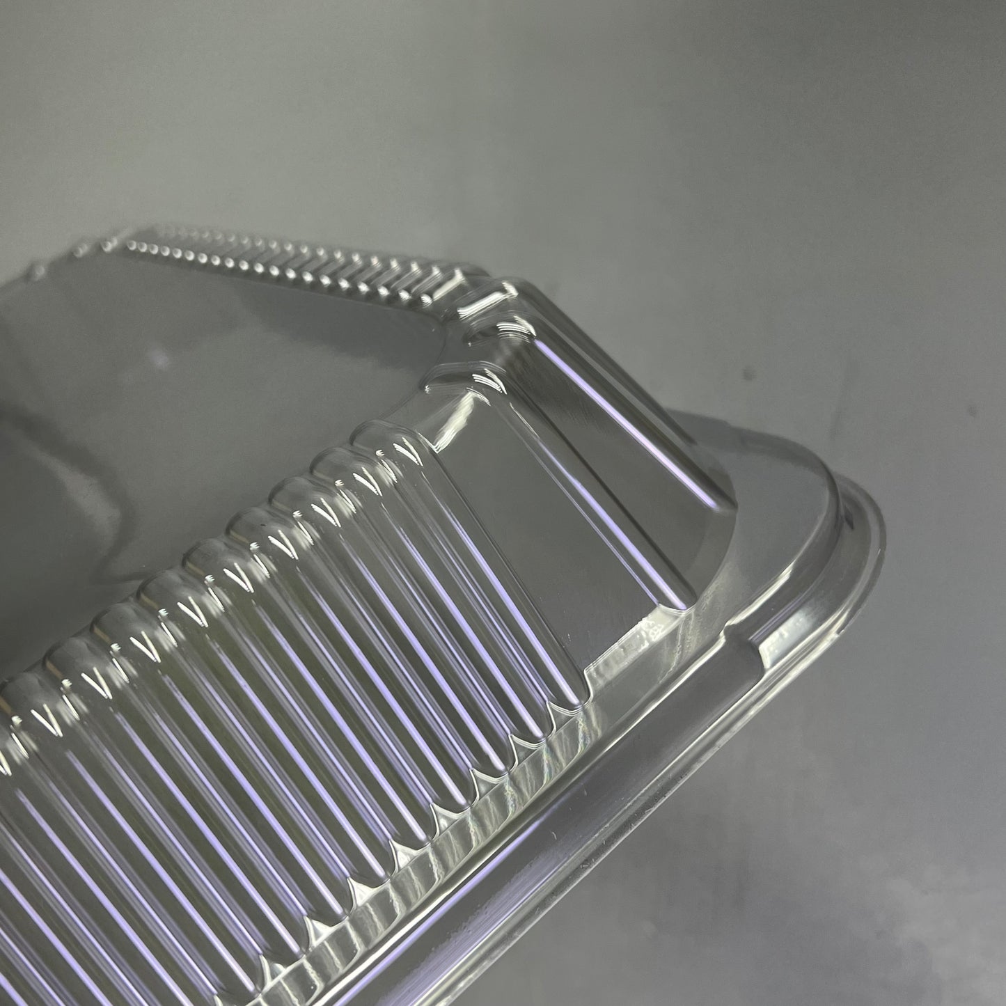 ZA@ WESTERN PLASTICS  (100 PACK) Disposable Half Steam Dome Lid Clear 5132DL