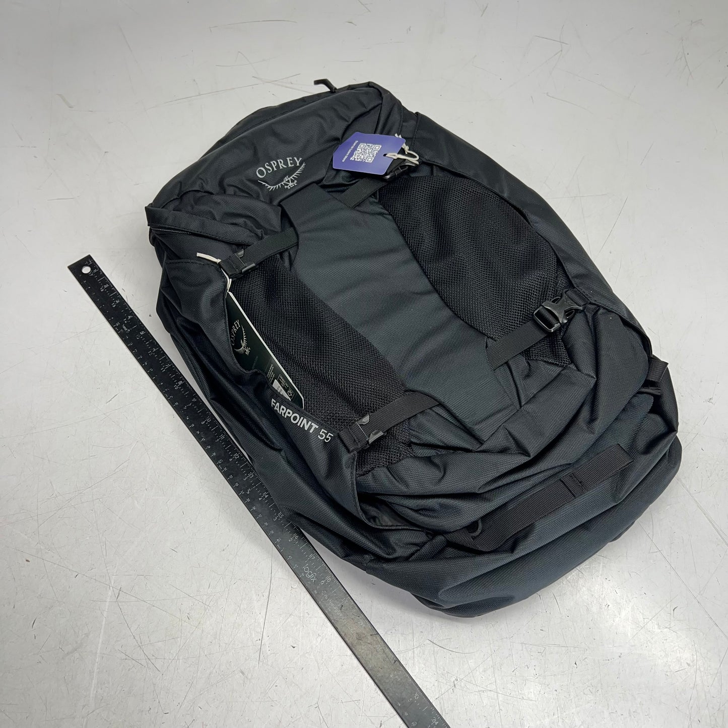OSPREY Farpoint 55L Travel Pack Lockable Men's Adjustable fit Black 10003321