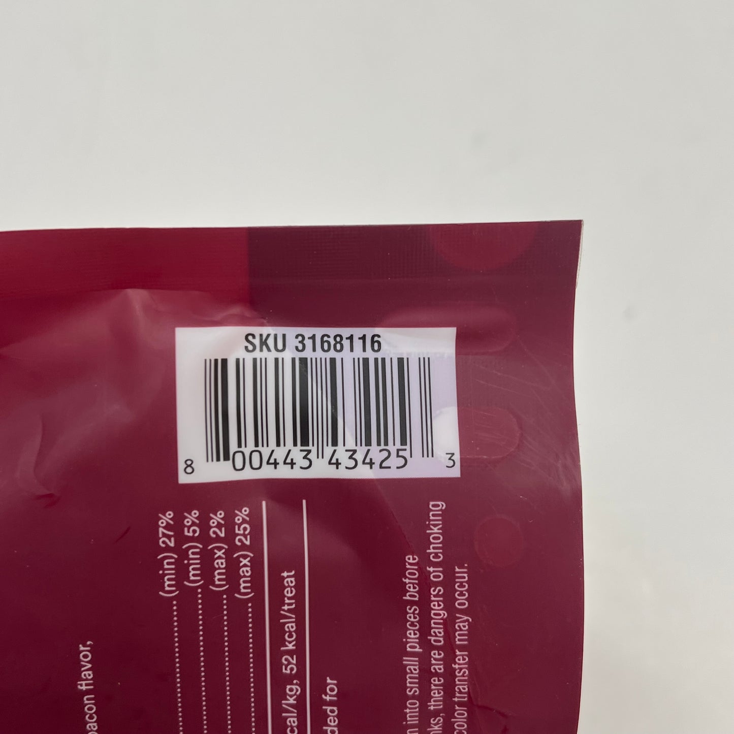 WHOLE HEARTED Culinary Cuts Jerky Treats Thick Cut Bacon Flavor 16 Oz BB 10/27