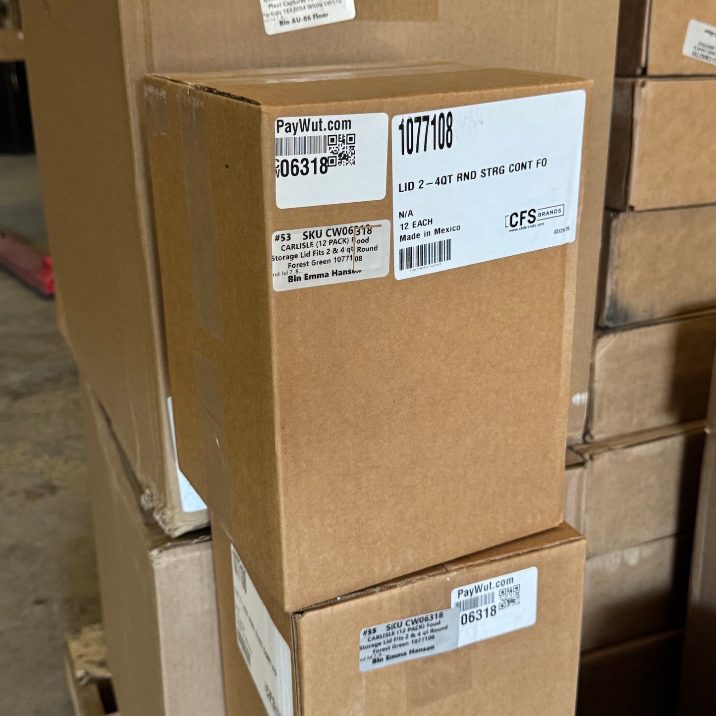 ZA@ Pallet of MIXED Merv 7 Pleat Captures, Storage Lids Fits, Traditional Chinese Sauce, Labels, Moringa, Bean Paste ( AS-IS)