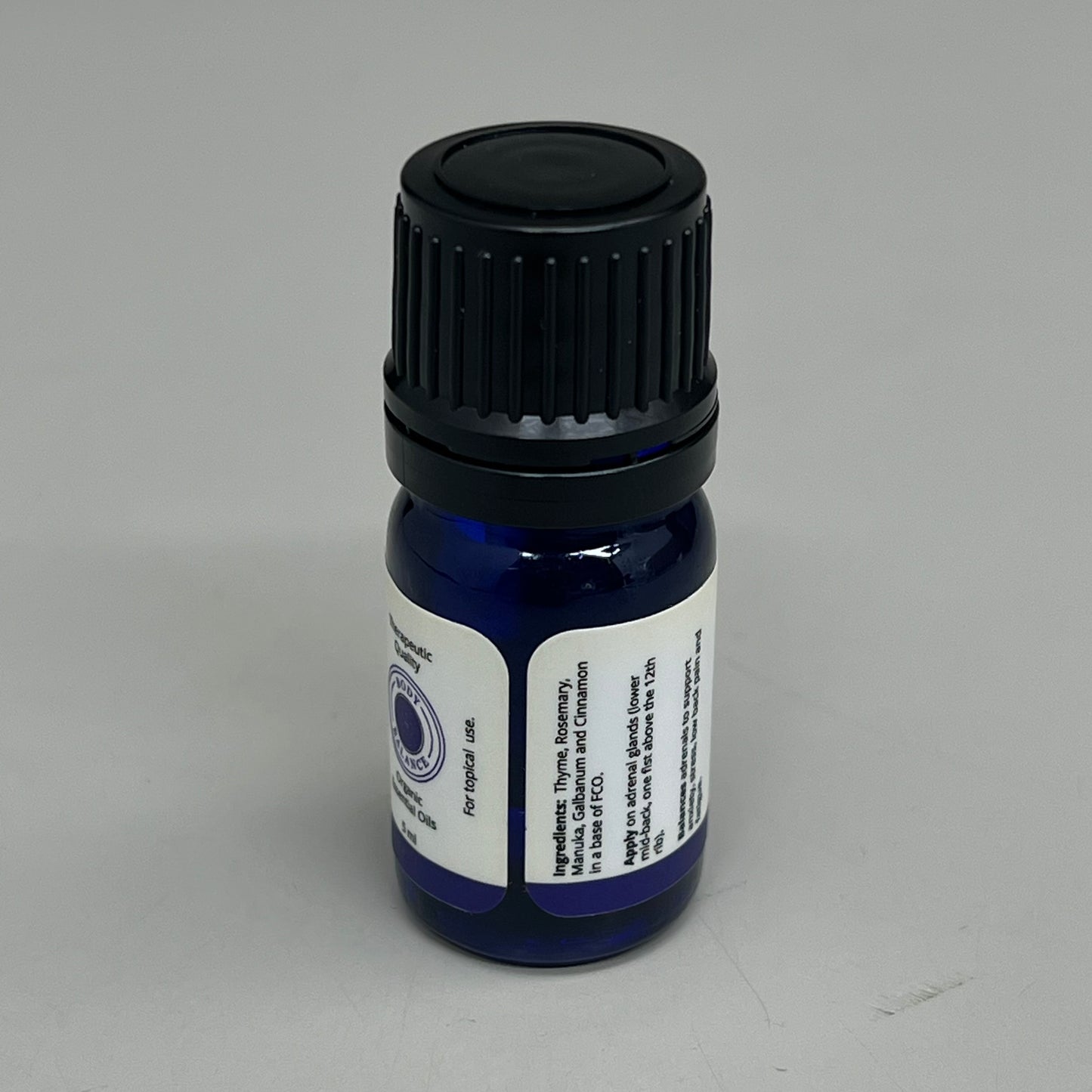 VIBRANT BLUE OILS Therapeutic Body Balance Adrenal Organic Essential Oil 5 mL