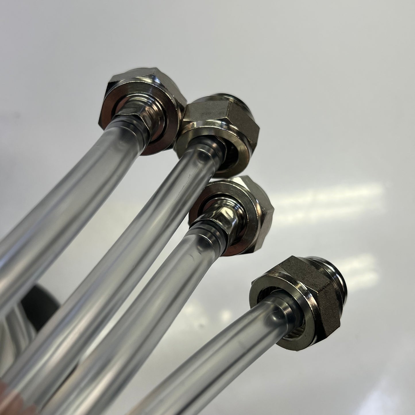 TALOS Stainless Steel 4-Tap Beer Tower W/ Column Chrome/Black 178TOWERQUAD