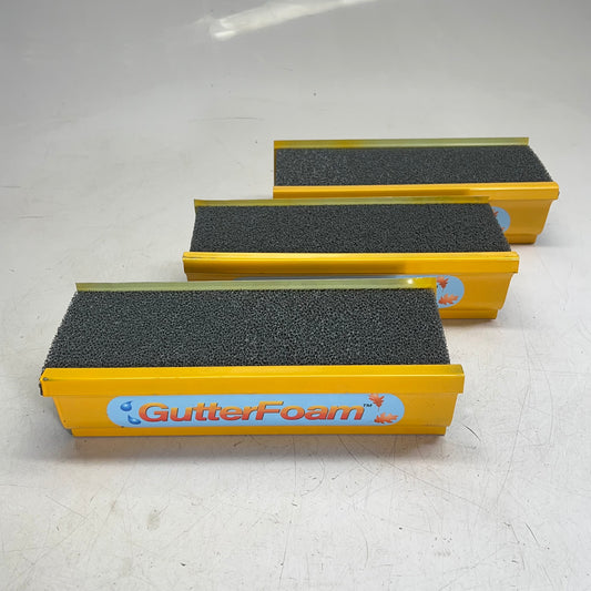 ZA@ GUTTER FOAM (3 PACK) K-style Foam Gutter Filter  5"x11.5" Grey