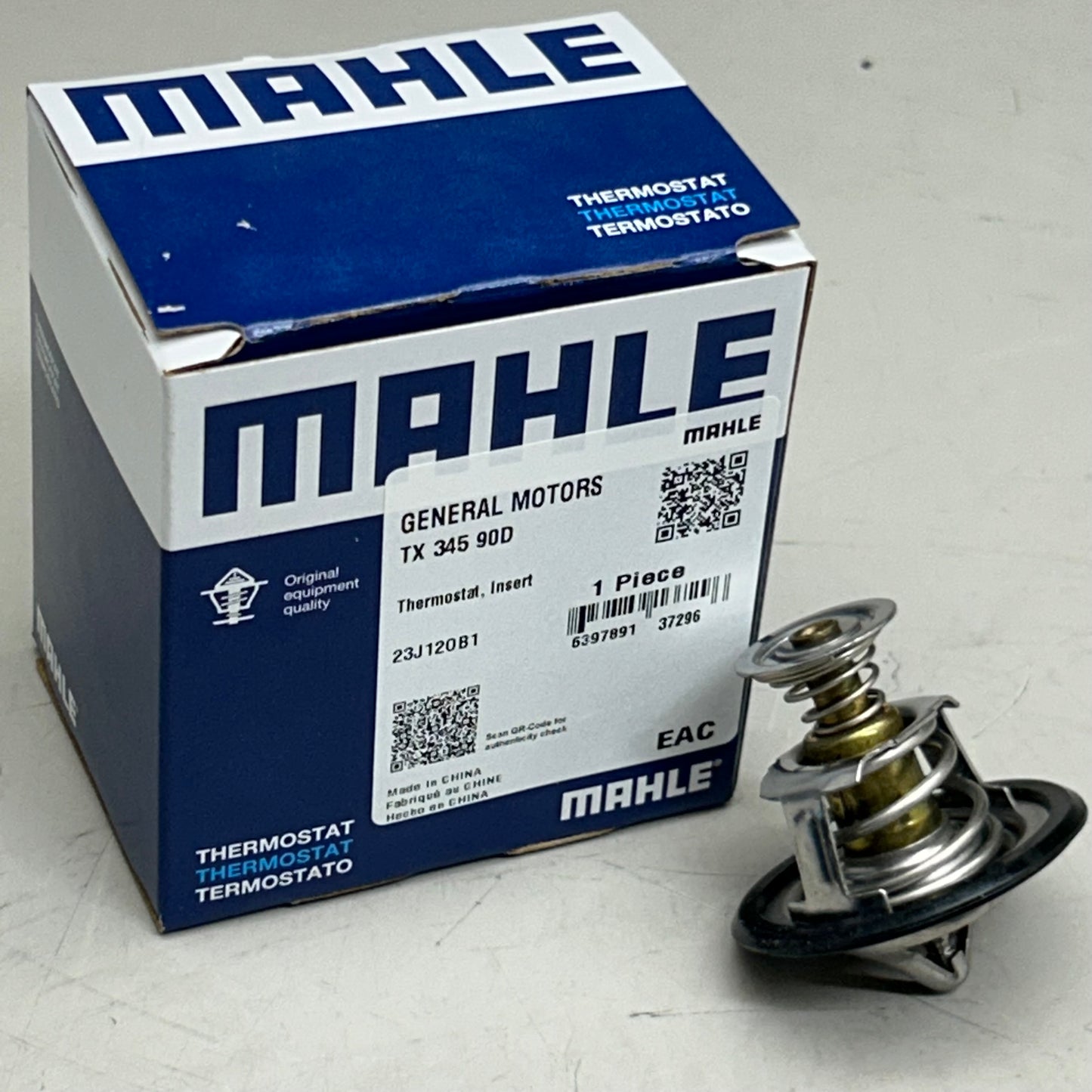 MAHLE Engine Coolant Thermostat Replacement Part For Chevy & Pontiac TX34590D