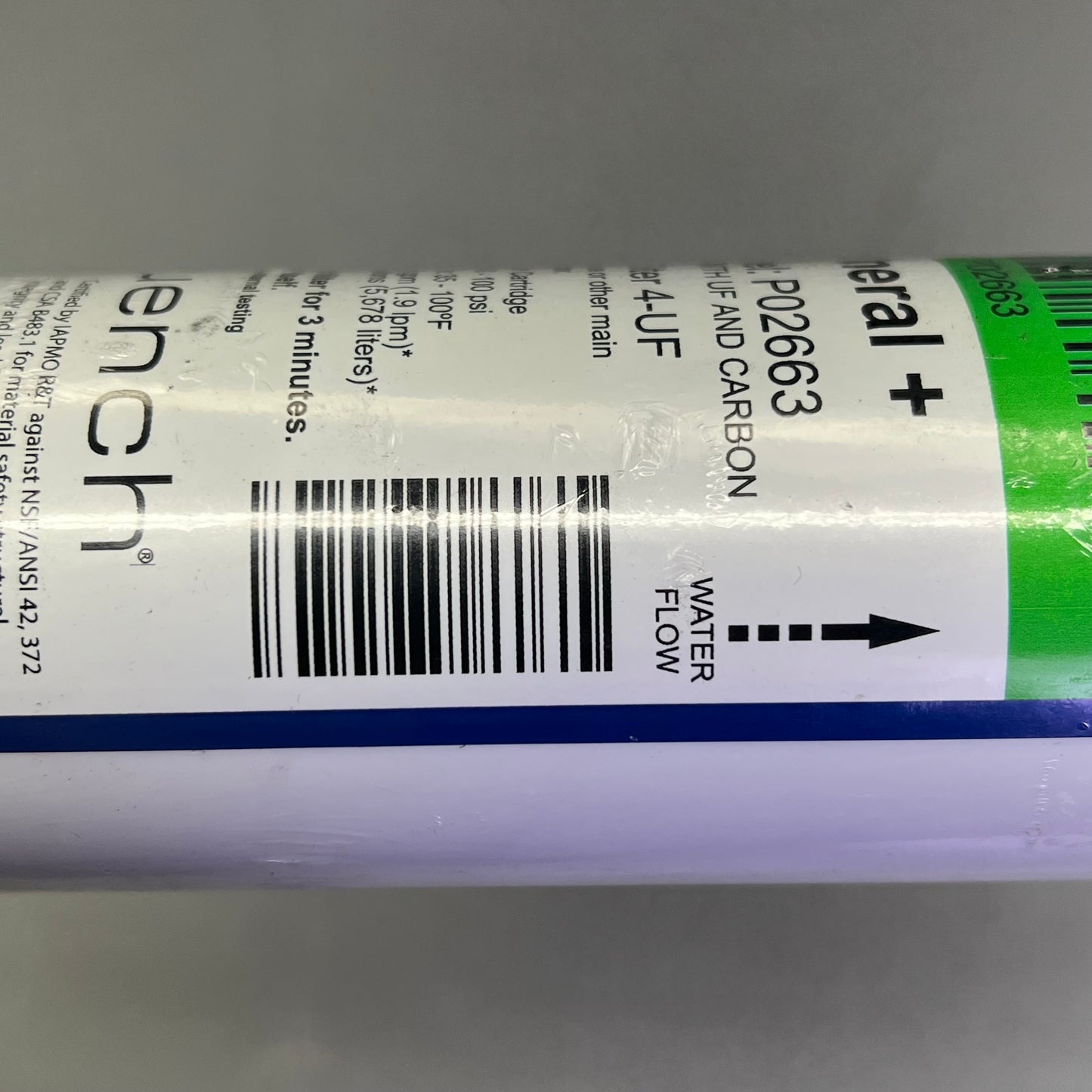 QUENCH (2 PACK) Mineral + Filter For Bottomless Water Cooler Use W/ UF & Carbon P02663