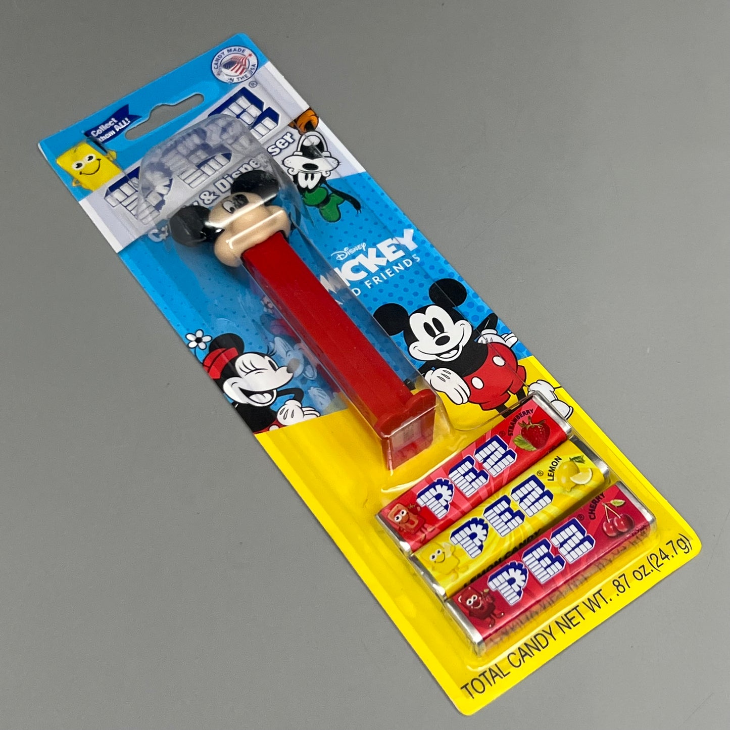 DISNEY PEZ Mickey Mouse & Friends (6 PACK) Candy & Dispenser 039853 BB 11/29