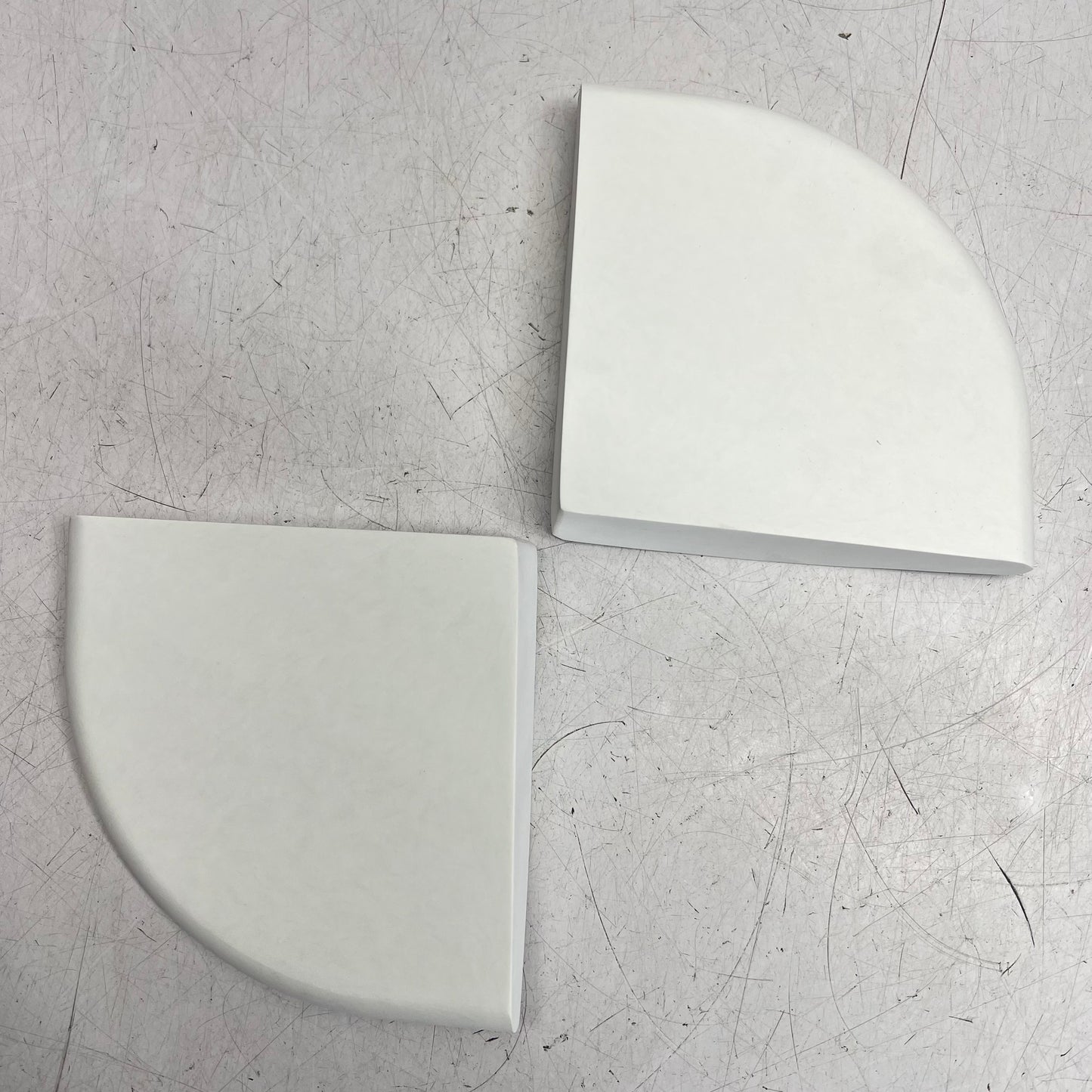 SWAN (2 PACK) Corner Shower Wall Soap Dish 4-3/4"W X 4-3/4"D White ES20000-010
