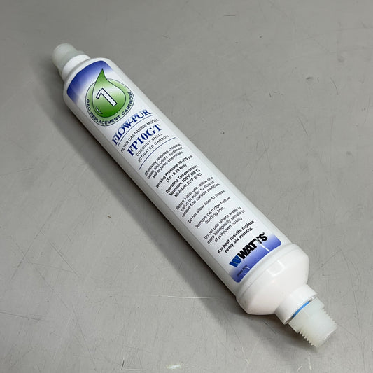 FLOWPUR Flowmatic Gac Replacement Cartridge 1/2" Threaded Fittings FP10GT