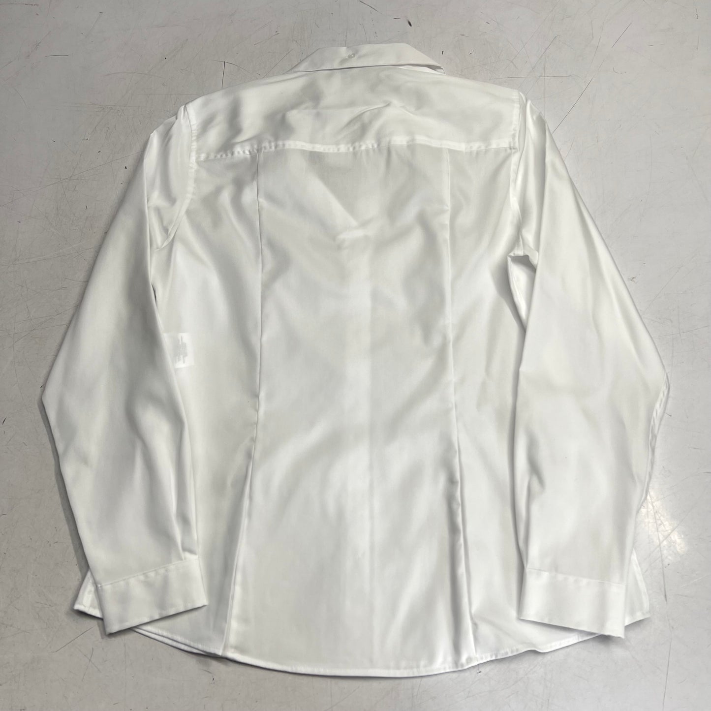 JONES New York Easy Care Professional Button Up Collared Shirt Women's Sz M White
