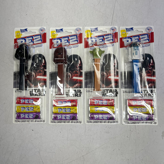 ZA@ PEZ (6 PACK) Collectable Starwars Character Candy Dispenser & Candy 039820
