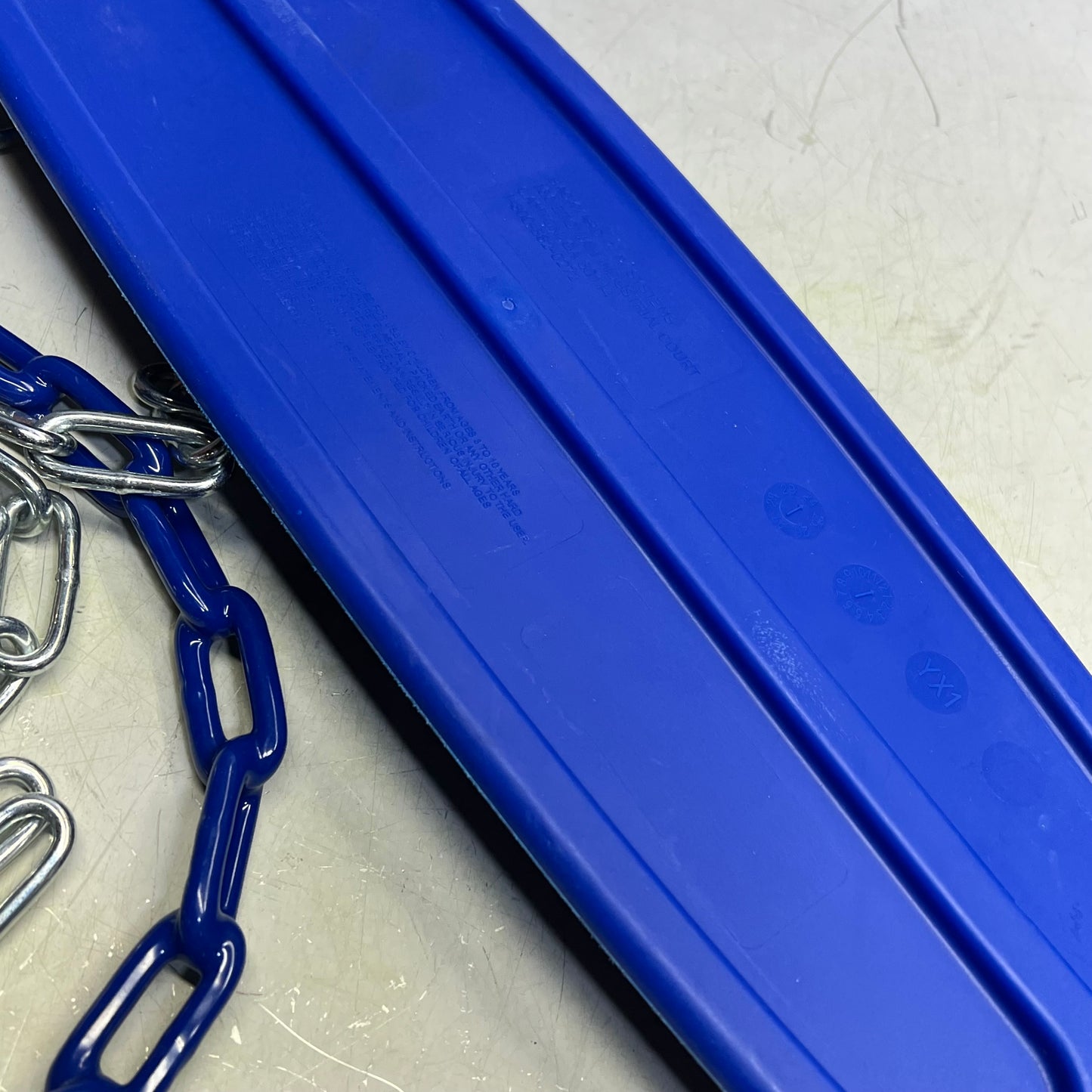 GORILLA (2 PACK) Extreme Duty Belt Swing W/ Coated Chains 26"x6" Yellow & Blue