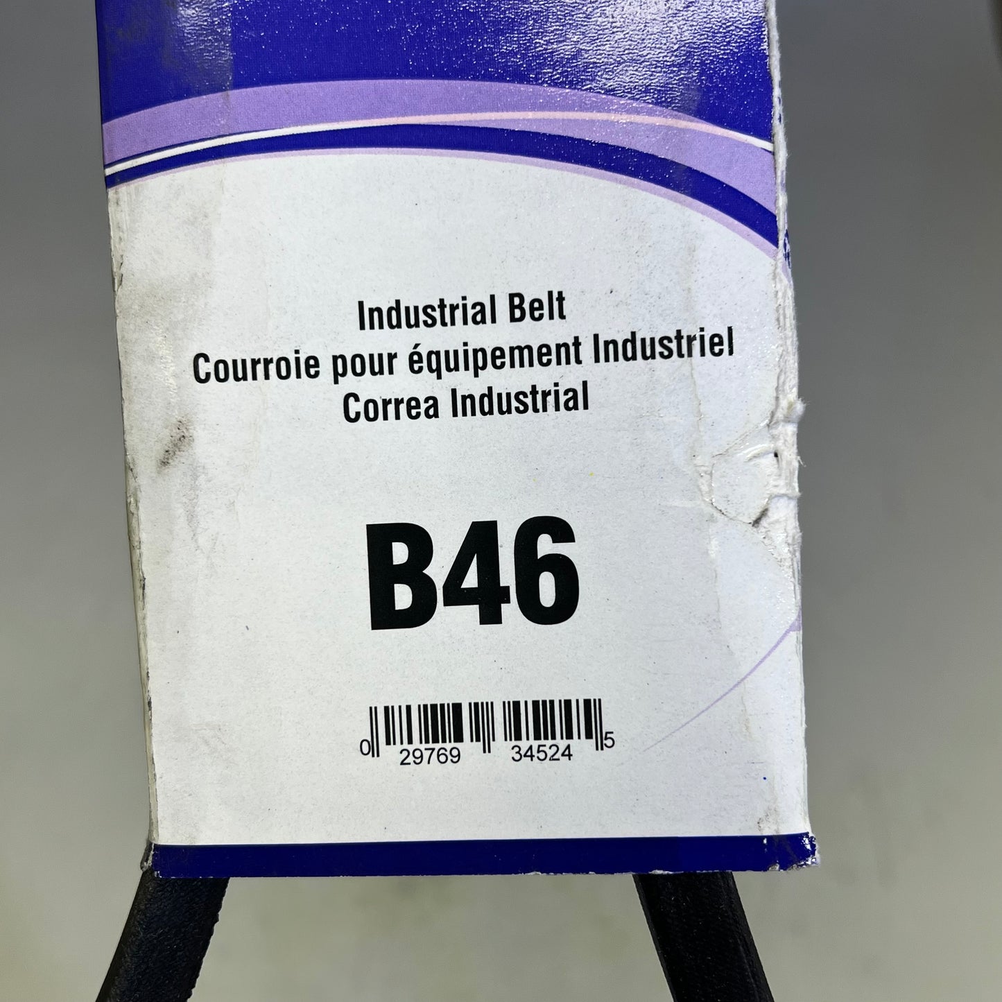 NAPA Classical Section Wrapped V-Belt B 21/32" x 49" Black NBH B46