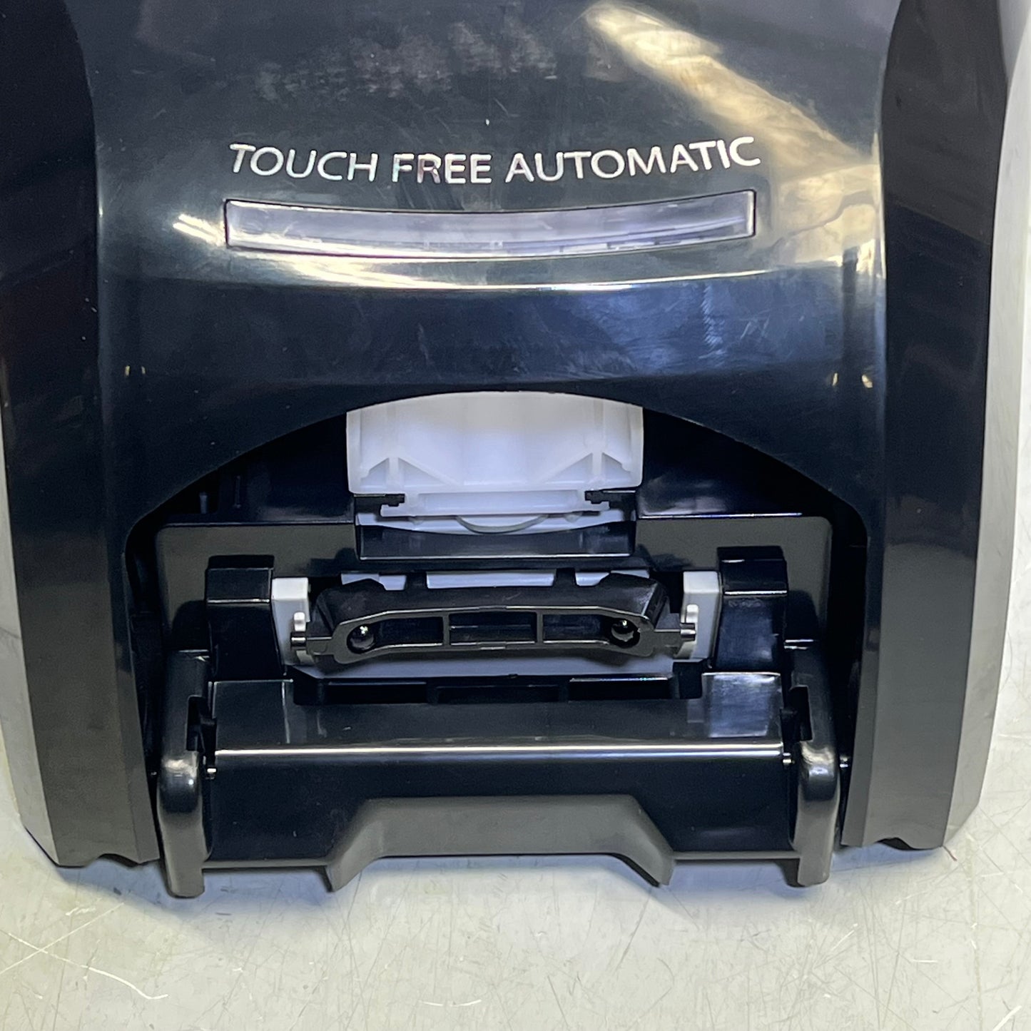 ZA@ NEPTUNE Automatic Soap Dispenser 11"x7"x5" Black/Clear (As-is)