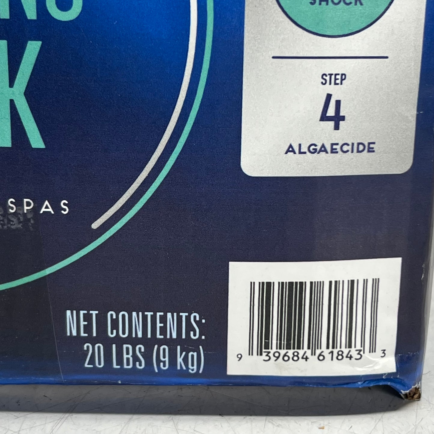 MEMBER'S MARK Quick Dissolving Shock 20lb with 10 Test Strips Blue