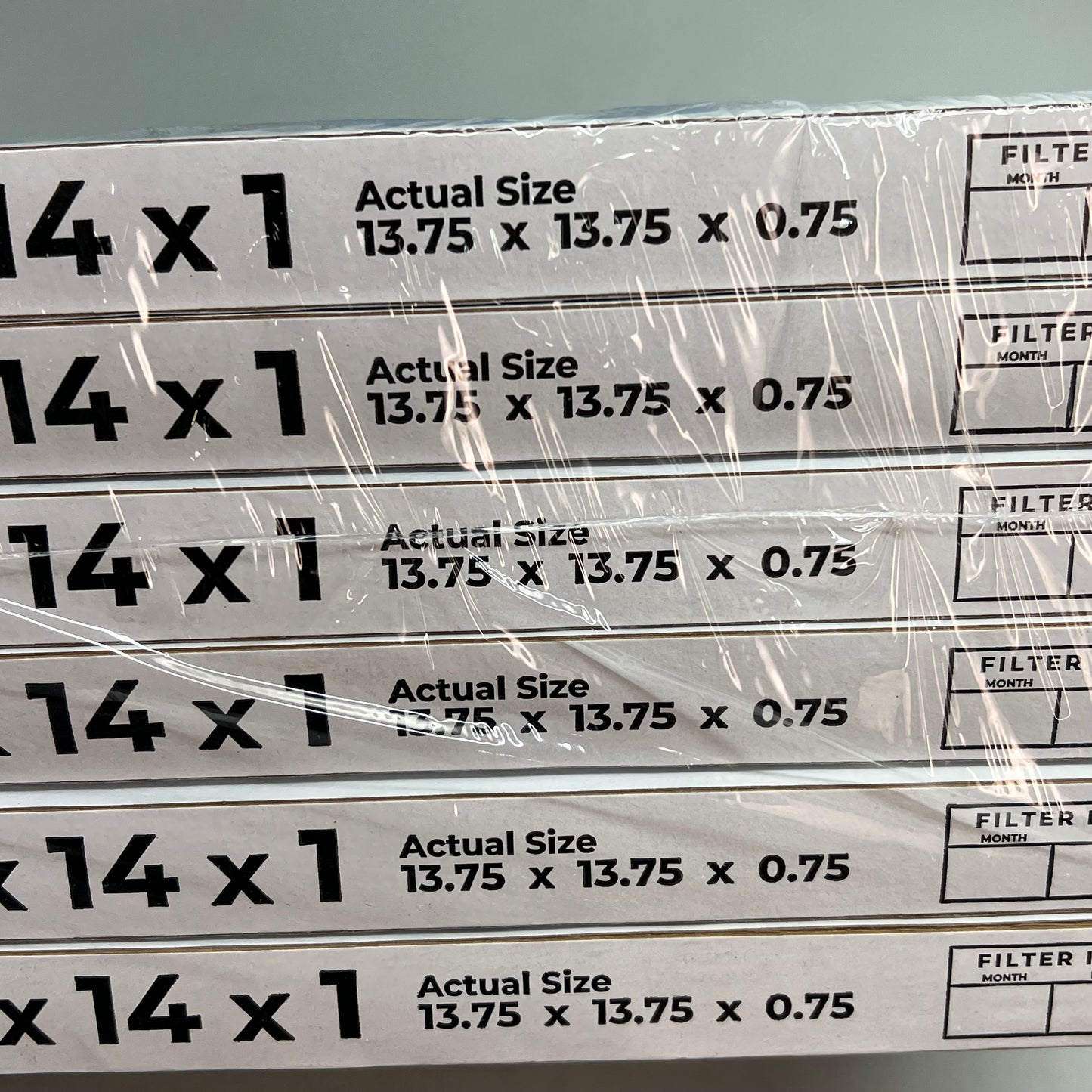 SIMPLY FILTERS (6 PACK) Air Filter MERV 8 For Home AC 14x14x1 White 101662-PA-1