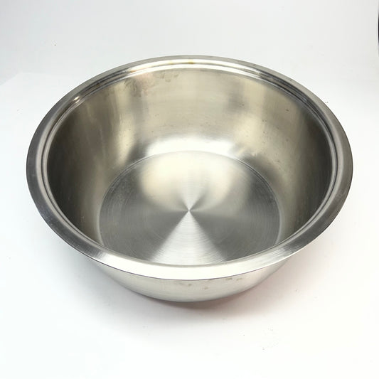 ZA@ Large Stainless Steel Mixing Bowl  22"x22"x8" Silver 616607