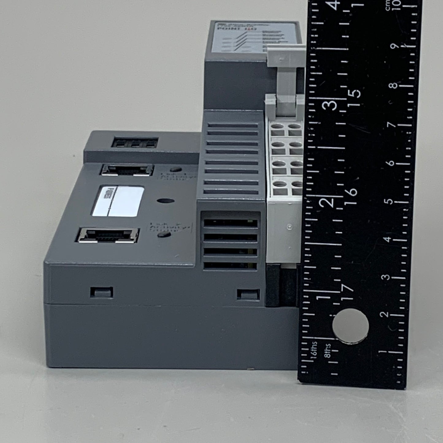 ALLEN BRADLEY Point I/O 2-Port EtherNet I/O Adapter Module 5.5" x 3" Grey 1734-AENTR