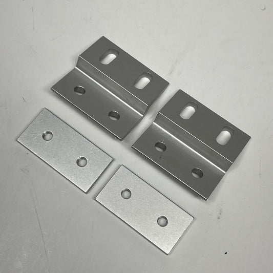 80/20 INC (2 PACK) 10 Series Single Arm Wide Mesh Retainer W/ Backing Plate 2494
