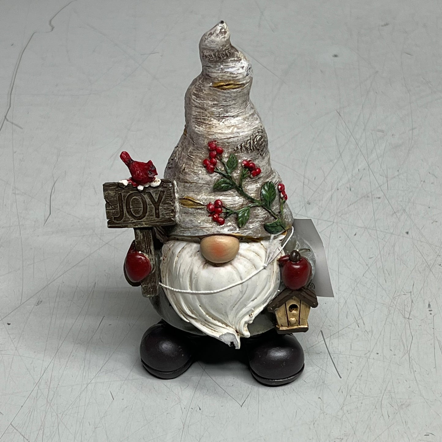 ZA@ GERSON  (LOT OF 3) Assorted Resin Christmas Holiday Gnomes 6.3"  Multicolor 2025014433