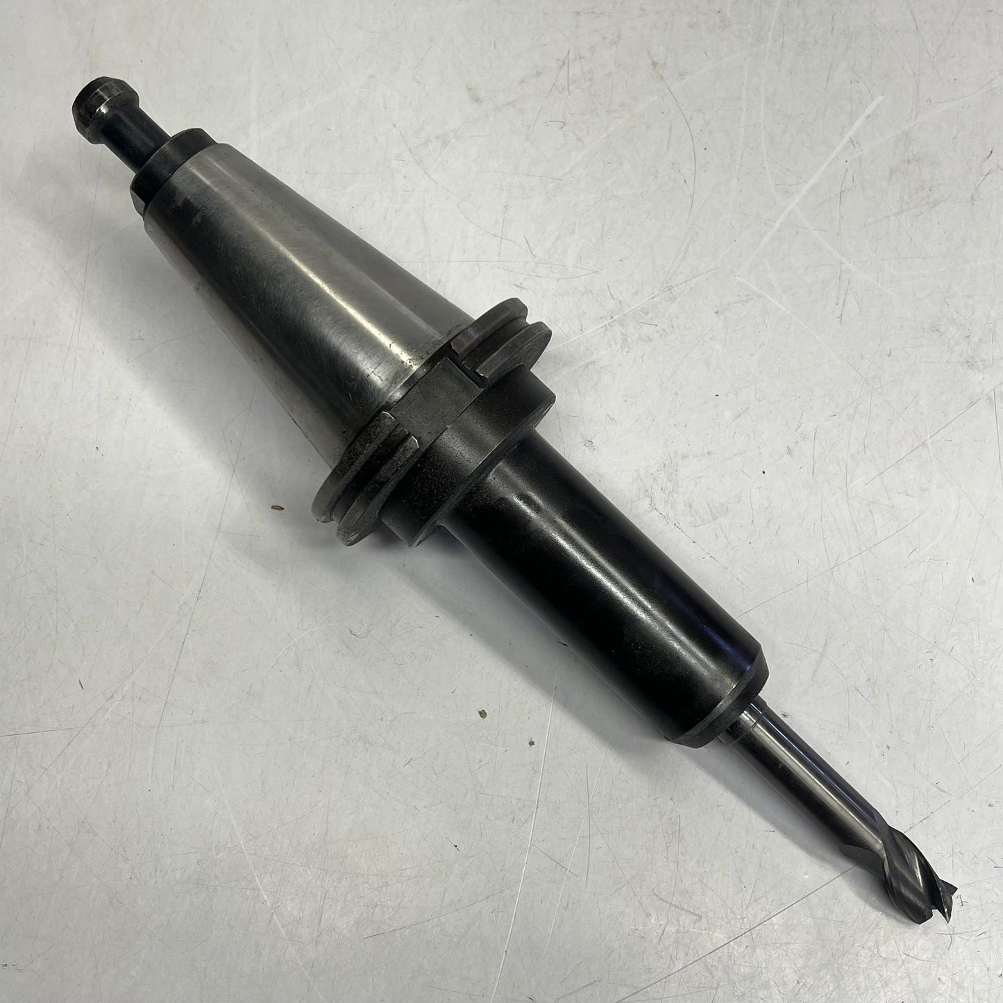 Cat 50 Heavy Duty End Mill Holder for CNC Machining W/ Bit ~ 3/4" I.D. (Used)