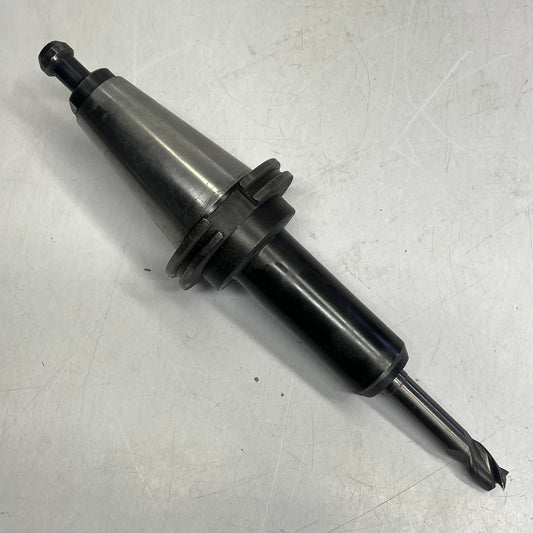 Cat 50 Heavy Duty End Mill Holder for CNC Machining W/ Bit ~ 3/4" I.D. (Used)