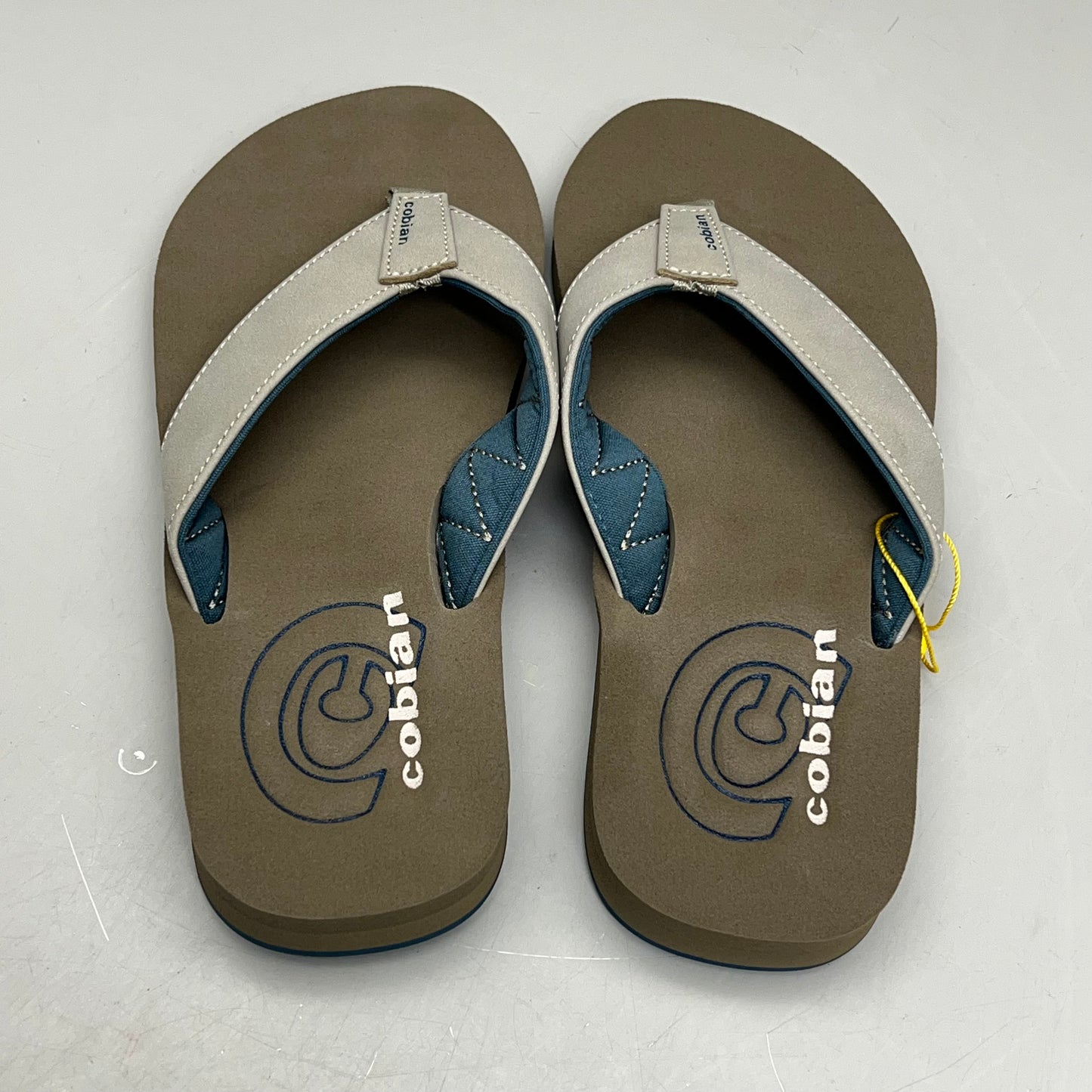 COBIAN Synthetic Strap Floater Sandals Men's Sz 12, EU 45 Taupe FLT18-240-12