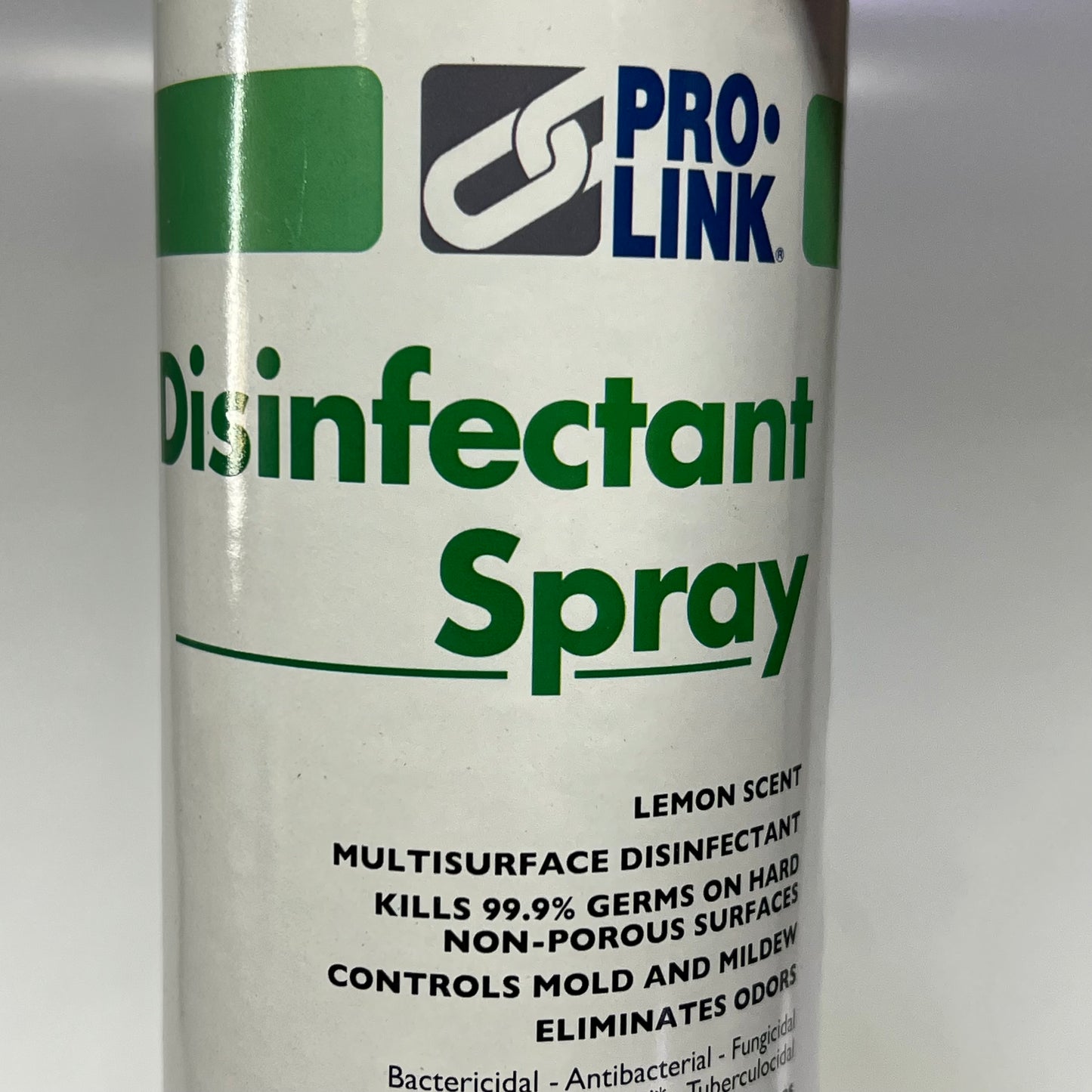PRO LINK (2 PACK) Disinfectant Spray Multi Surface Disinfectant Lemon Scent 17oz