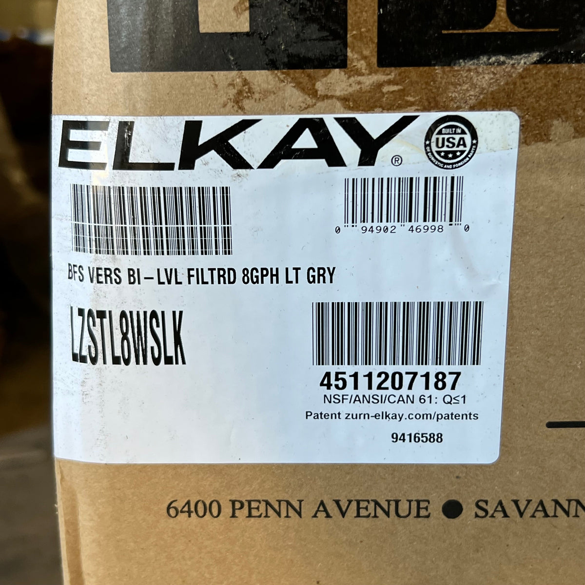 ELKAY EZH2O Enhanced Bi-Level Bottle Filling Station & Cooler 8 Gph Filtered - Grey LZSTL8WSLK