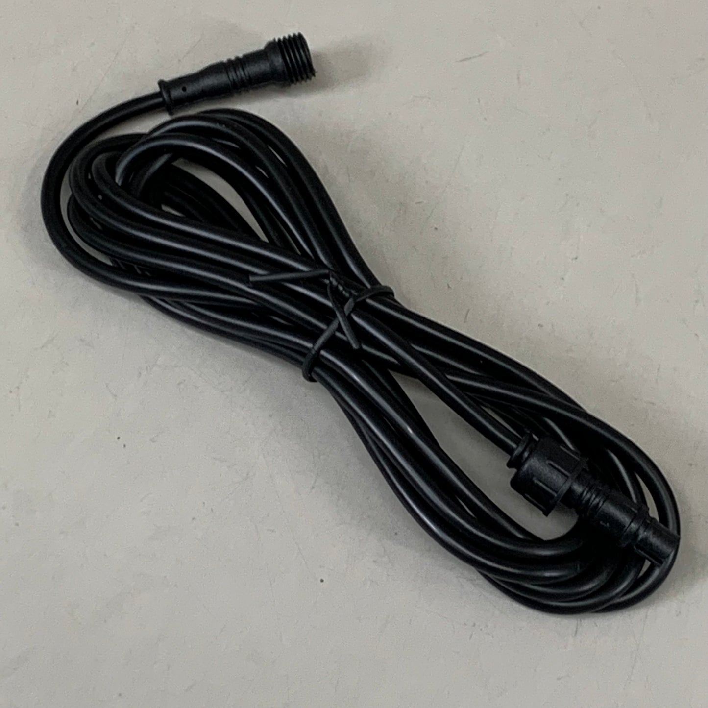 GENSSI (2 PACK) LED Rock Lights Wire Extension 3 Pin  8ft Black 8FT-STND-EXT