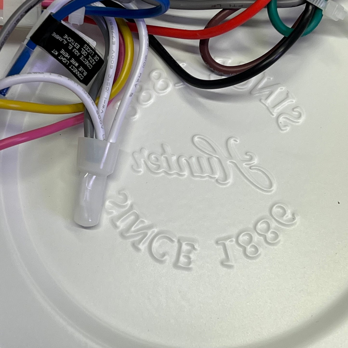 HUNTER Cassius Indoor & Outdoor Ceiling Fan 44" 3 Blade Fresh White 50262