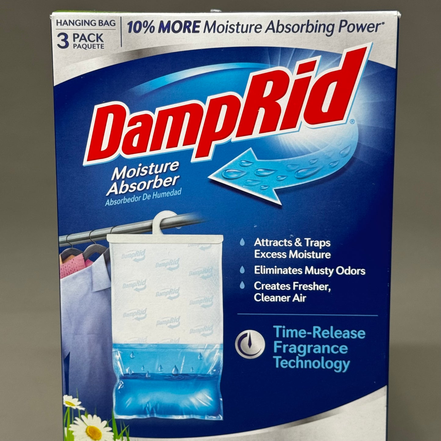 DAMPRID (2 BOXES, 6 BAGS TOTAL) Fresh Scent Moisture Absorber 15.4 oz S3345MM