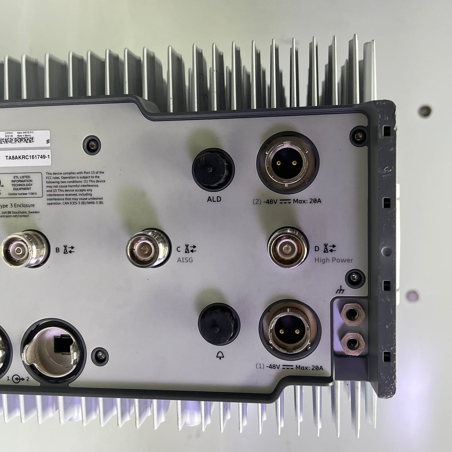 ERICSSON Fiber Optic Transceivers KRC 161 647/1 Radio 2218 B42B KRC161647/1 Gray