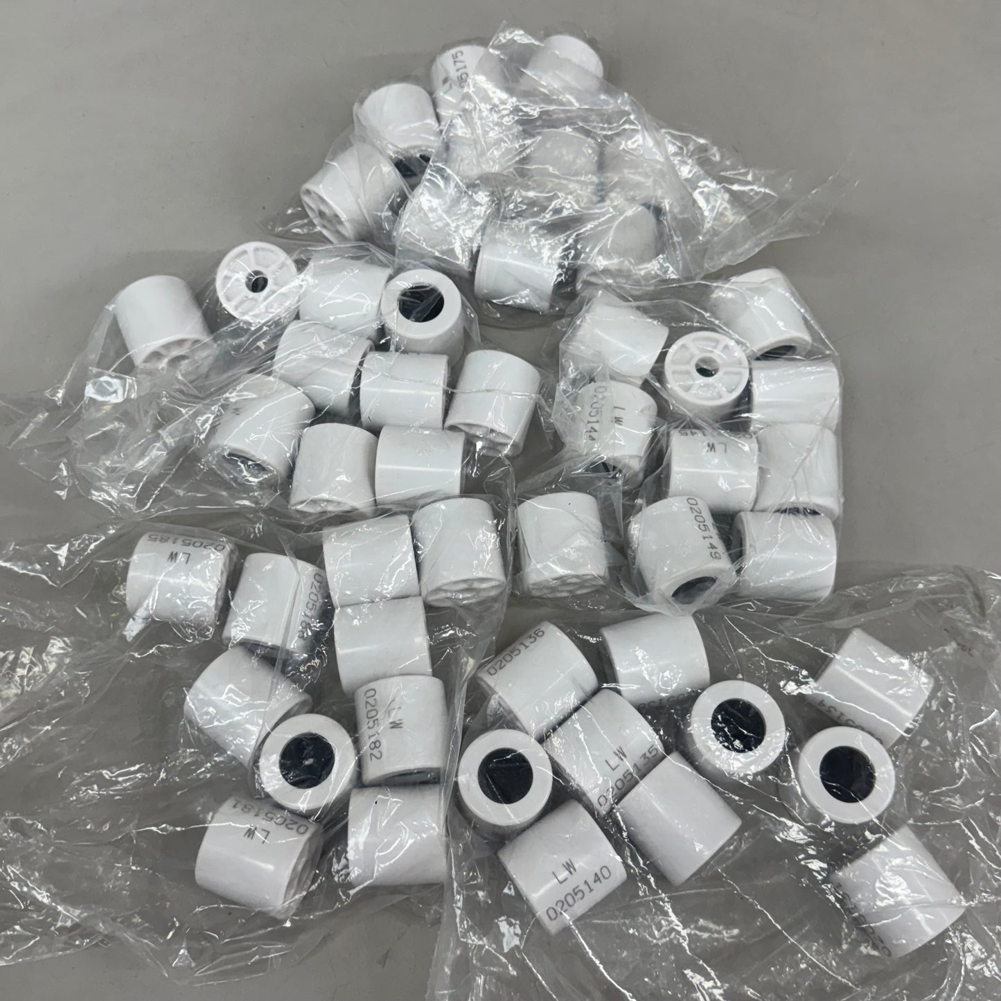 VMI LAMB WESTON (50 Pack) Curved Seal Cold Headed Bolt W/ Break Off Groove 4" Curved Bolt Chrome 0155-1826