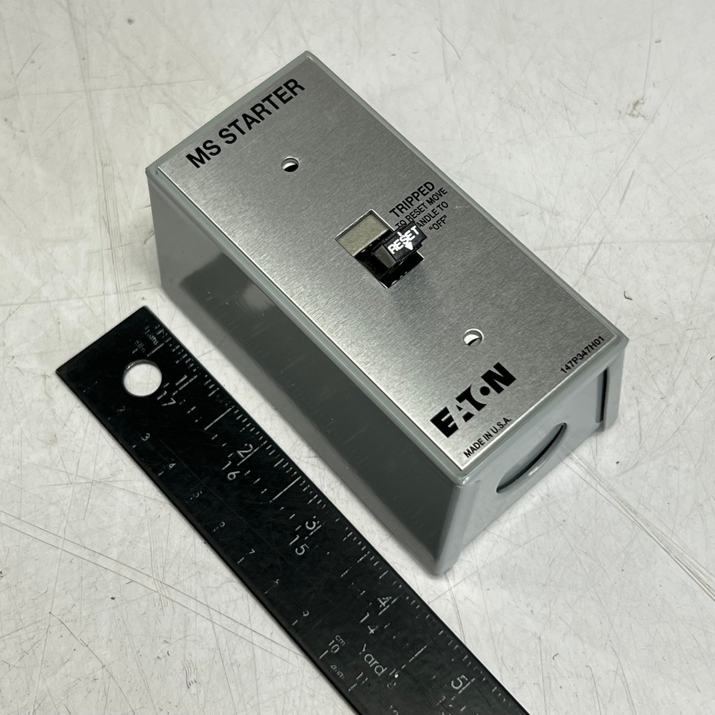 EATON 1 Pole Single-Phase Motor Controller Sz 4"L x 2.5"W, MST01SN