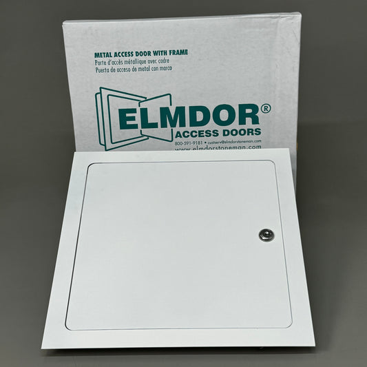 ELMDOR Dry Wall Metal Access Door w/ Frame Prime Coat w/ Cylinder Lock DW12X12PC-CL