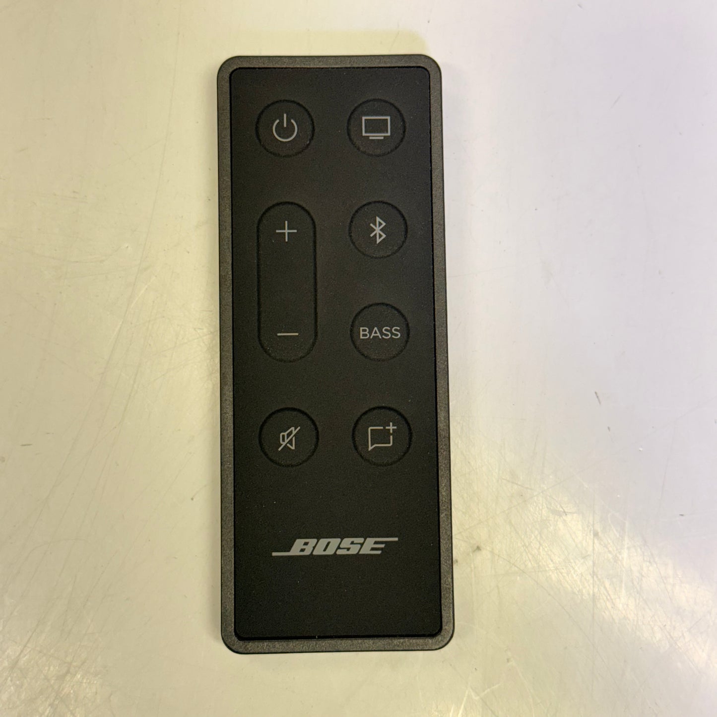 ZA@ BOSE Solo Soundbar Series II W/remote, Power Cord, Wall Bracket Black (AS-IS)