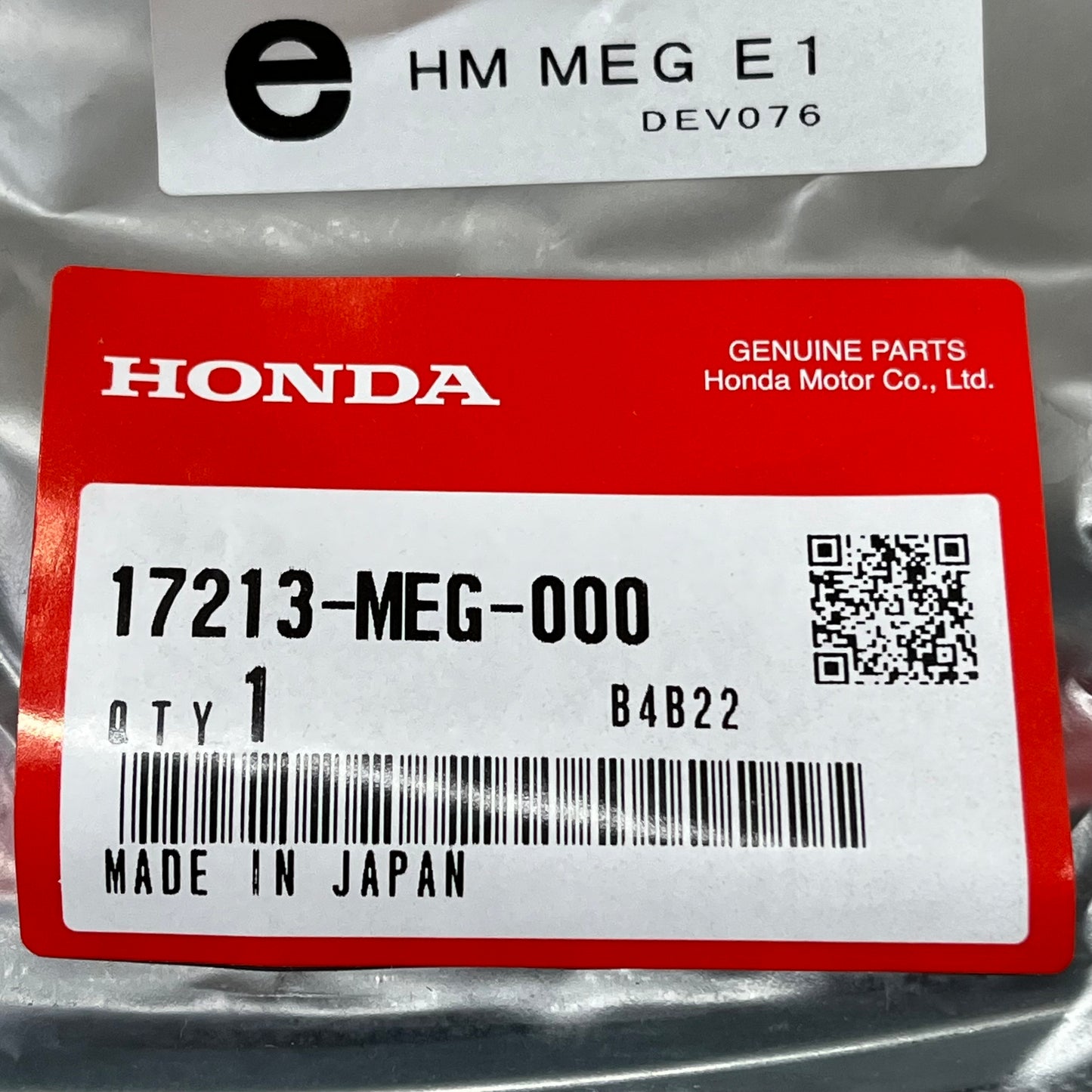 HONDA OEM Air Filter for 2004-2023 Shadow Models Red/Grey 17213-MEG-000