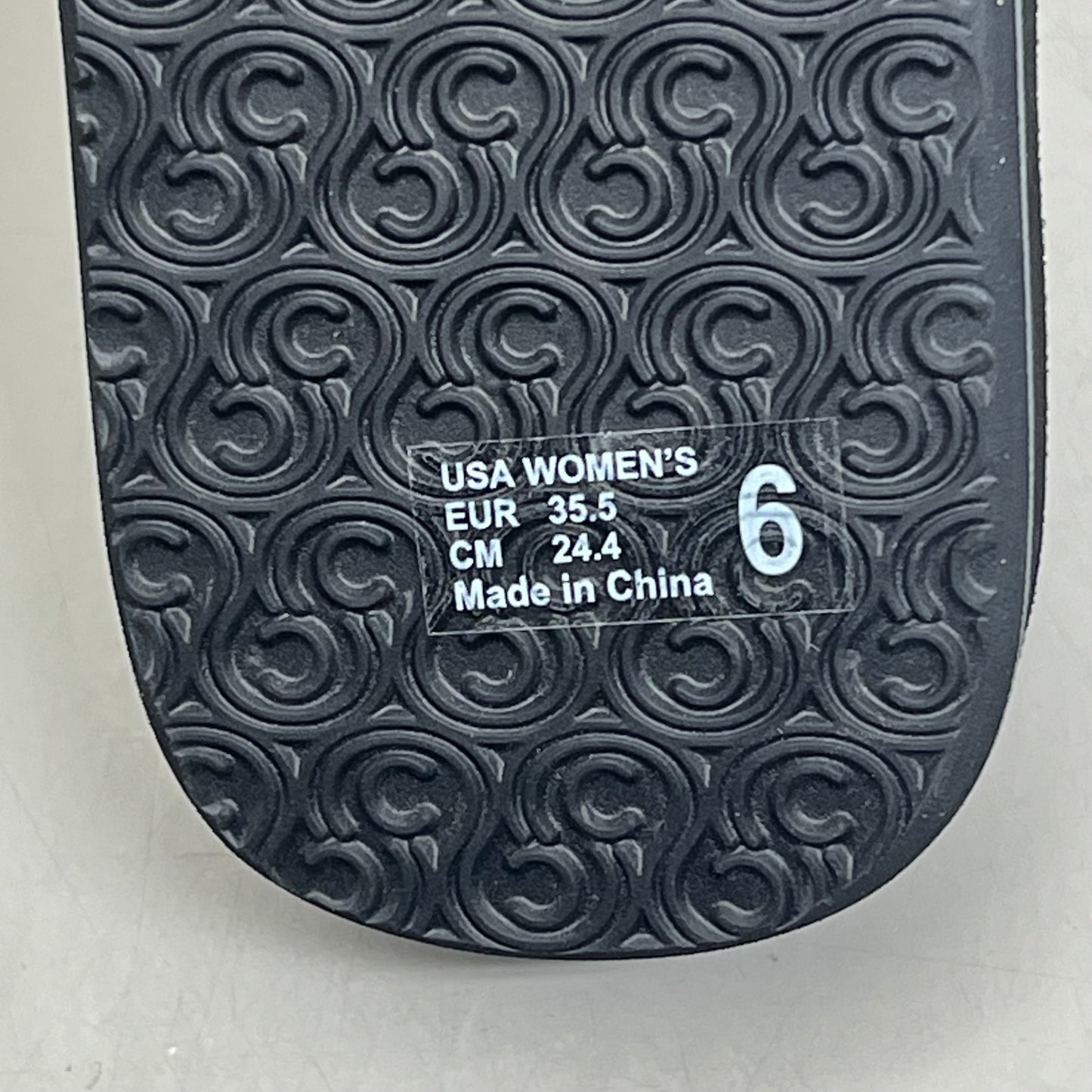 COBIAN Braided Bounce Synthetic Leather Sandals Women's Sz 6 EU 35.5  Black BRB10-001-6