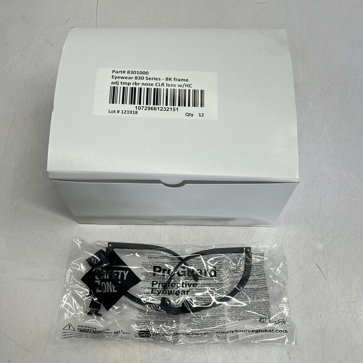 SAFTEYZONE (12 PACK) Progaurd Line Safety Eyewear Ultraviolet Protection 83010|00