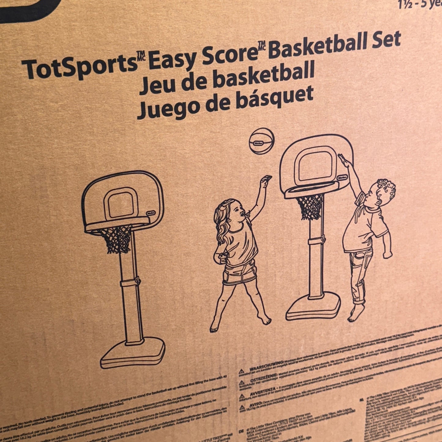 ZA@ LITTLE TIKES TotSports Easy Score Adjustable Kid’s Basketball Set 612329M81X1 B