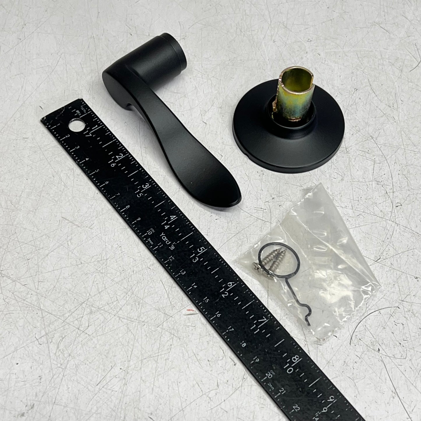 ZA@ KWIKSET Safe Lock Layton Levers Dummy Lh Interior Doors Matte Black SL7000-LY-LH-514