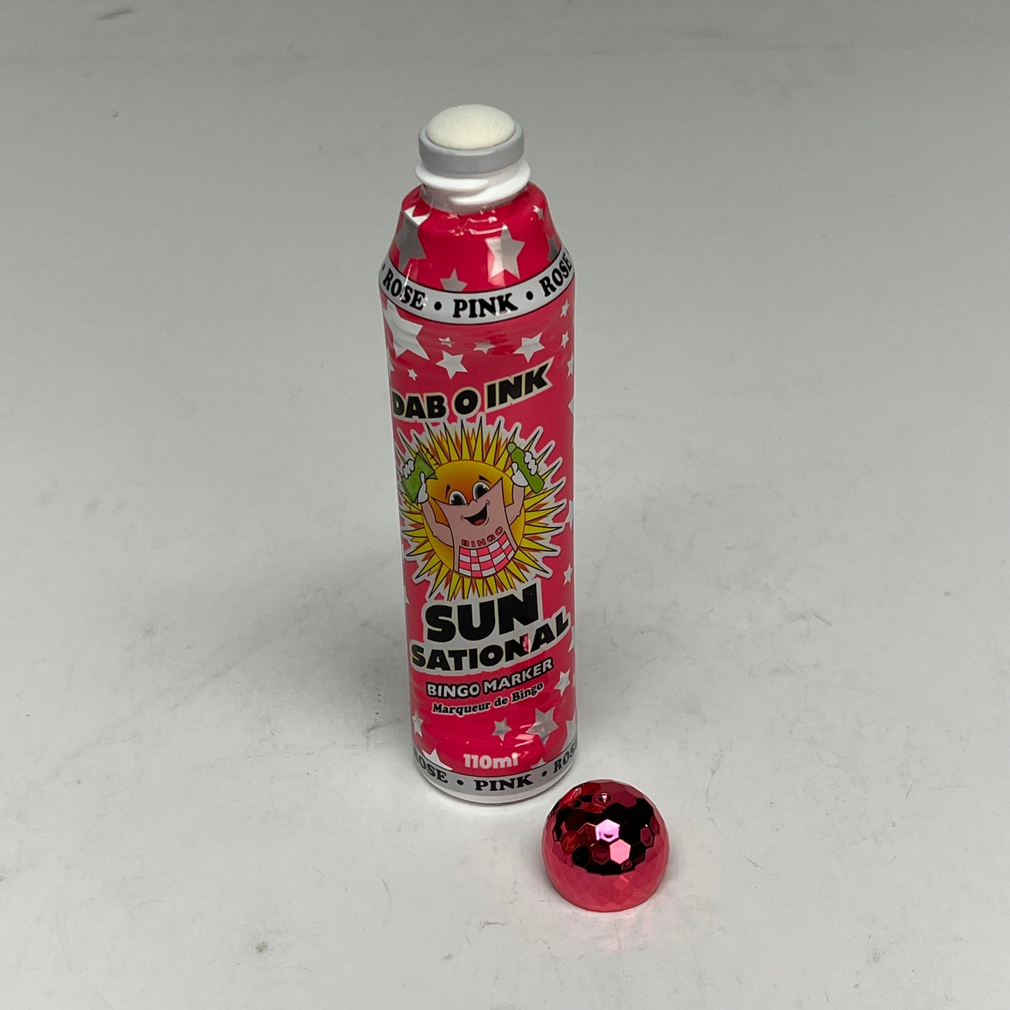 DAB O INK (12 PACK) Sun Sational Bingo Marker Bright Ink 110ml/4oz Pink D26