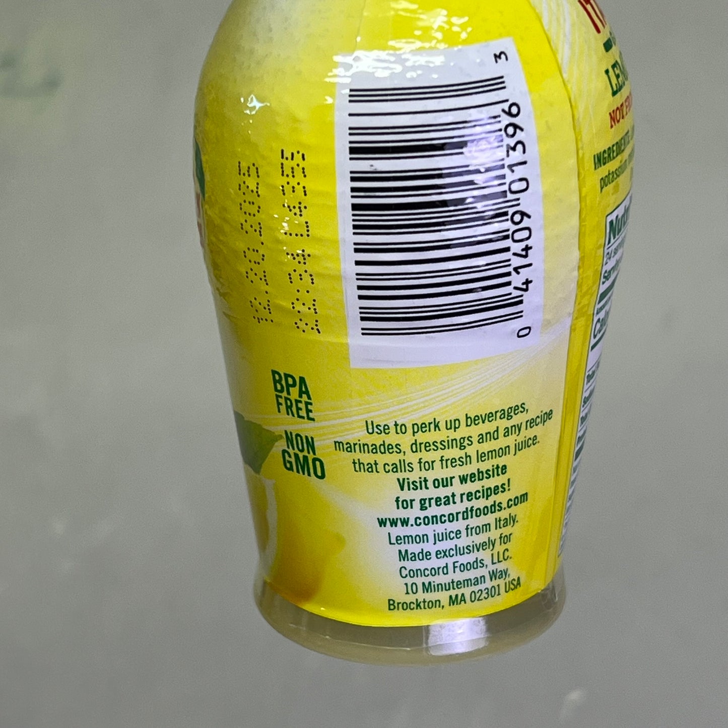 ITALIA (24 PACK) Garden Lemon Juice From Concentrate 4oz 24 Servings BB 12/25