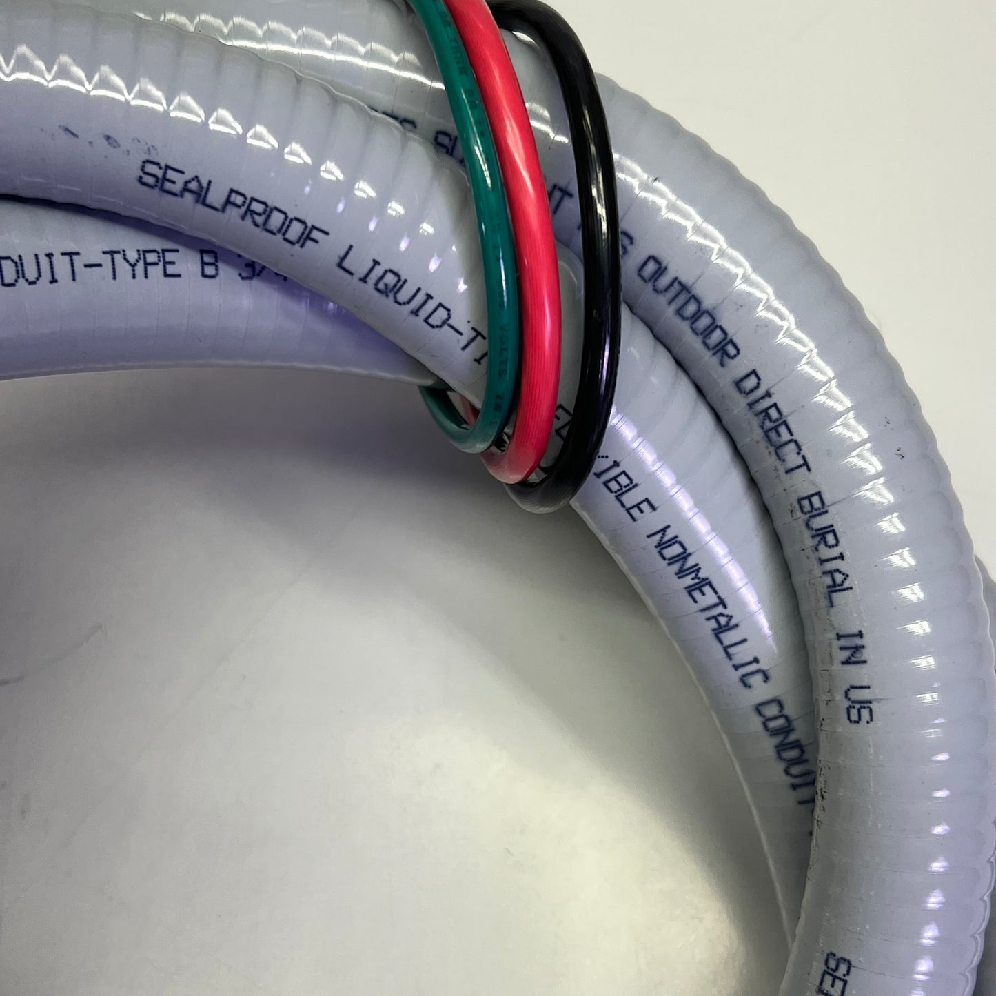 MARS A/C Whip Non-Metallic Liquid Tight Flexible Conduit 8' X 3/4 Gray 84141