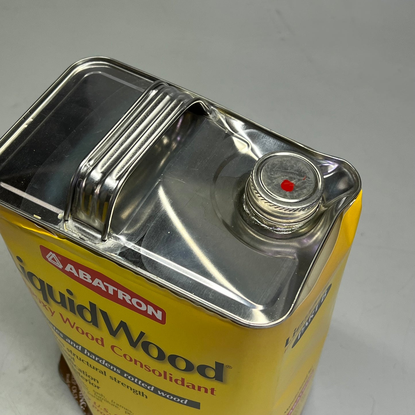 ABATRON Liquid Wood Epoxy Wood Consolidate Kit Part A & Part B 1 Gal (Dented)