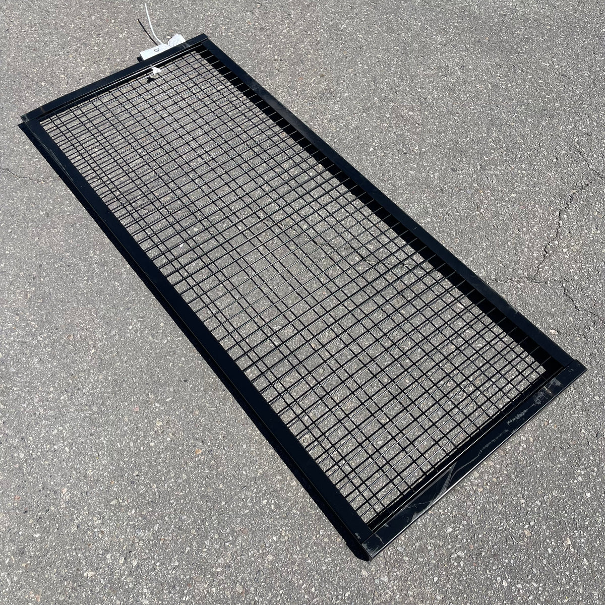 SAF-T-FENCE Wire Mesh Partition Extension Panels 58"x24" Black SAF-5824 (Good)