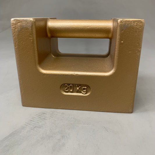 RICE LAKE WEIGHTING SYSTEM Cast Iron Calibration Weight ASTM Class 6 20 kg 12771