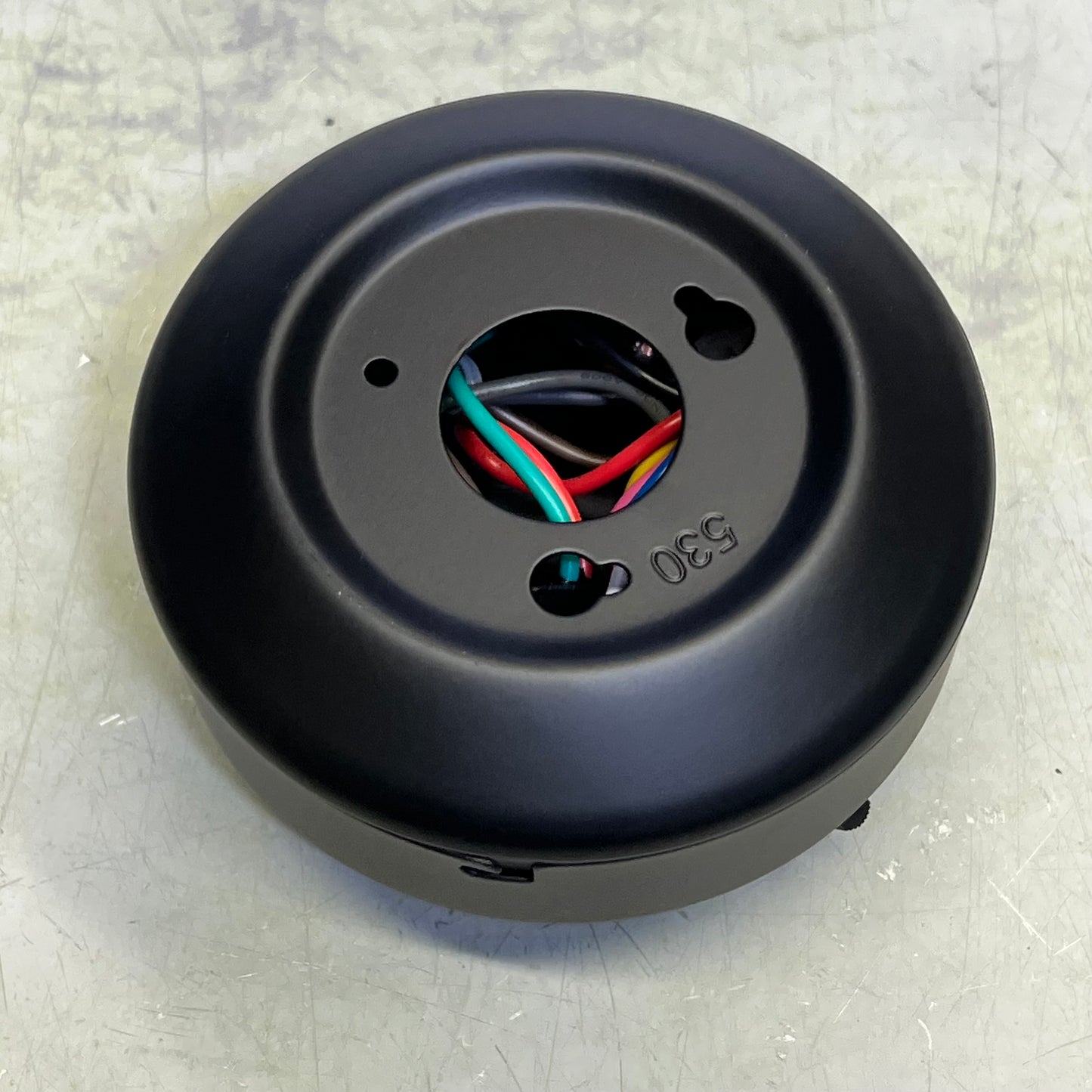 HUNTER Terrace Cove Outdoor Flushmount Fan  4196 CFM 37 Watts Black 51581