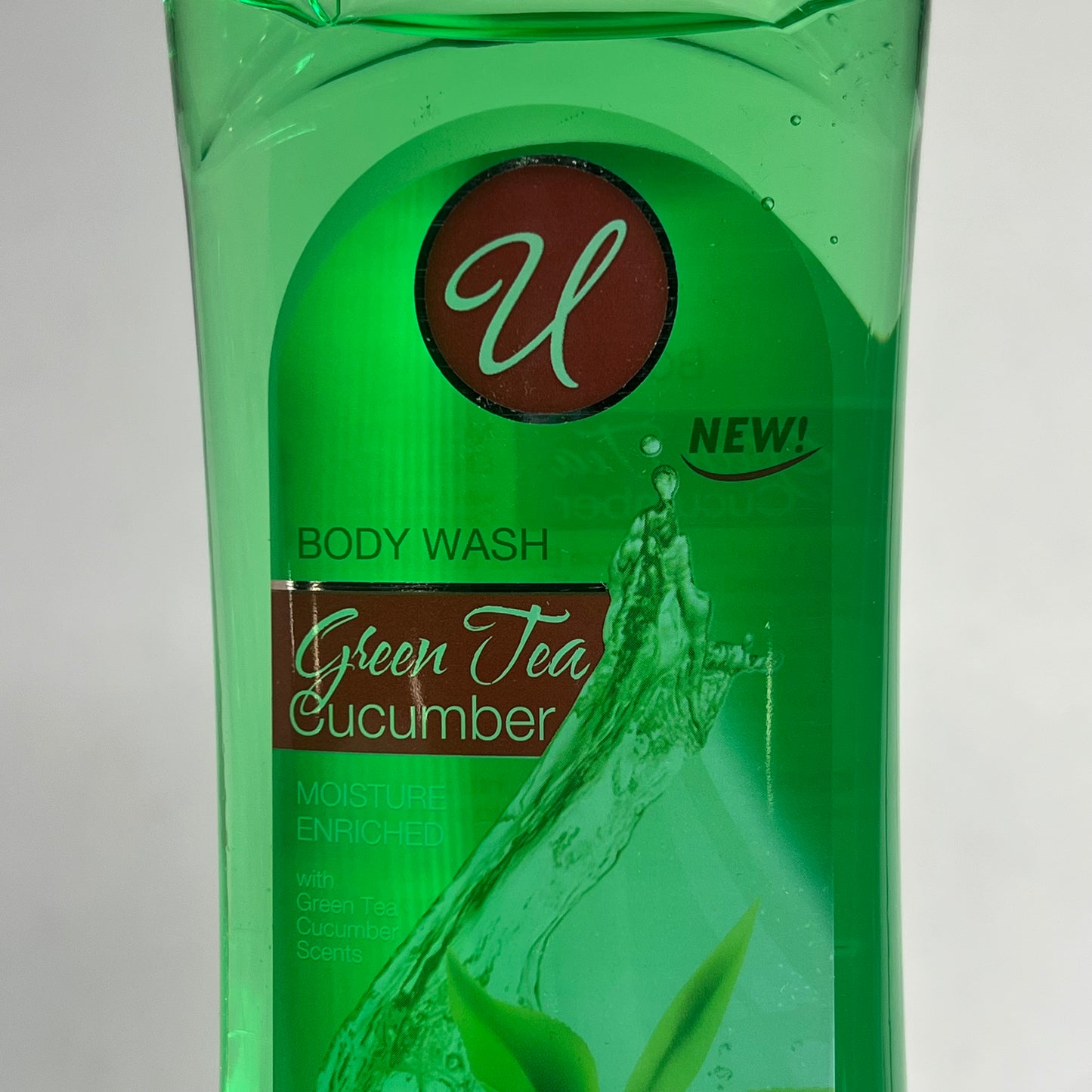 ZA@ U (6 PACK) Green Tea Cucumber Scent Body Wash 12 Fl Oz 55024