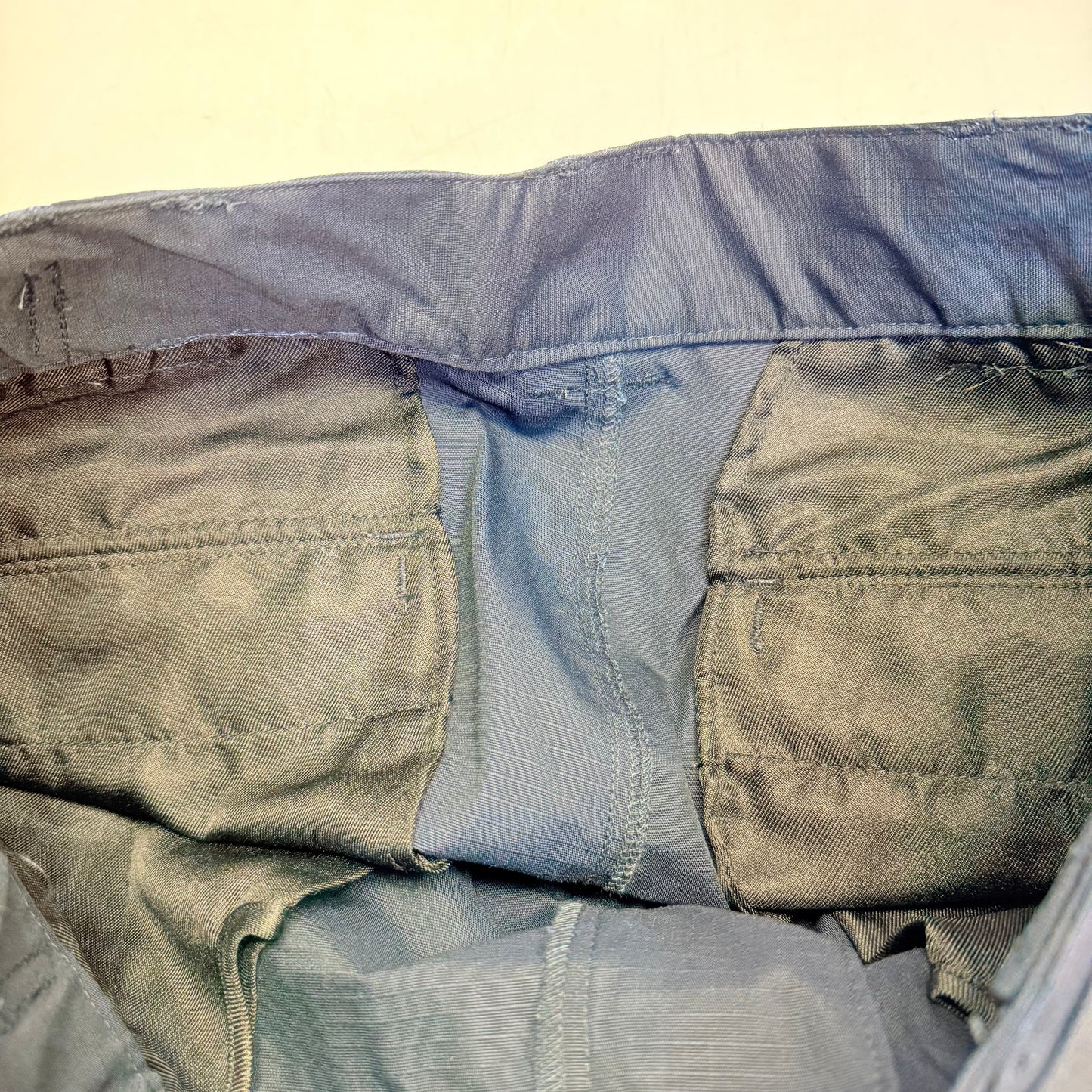 TACT SQUAD Tact Stretch Mini Ripstop Trouser Poly/Cotton Men's Sz 16 Dk Navy T7511